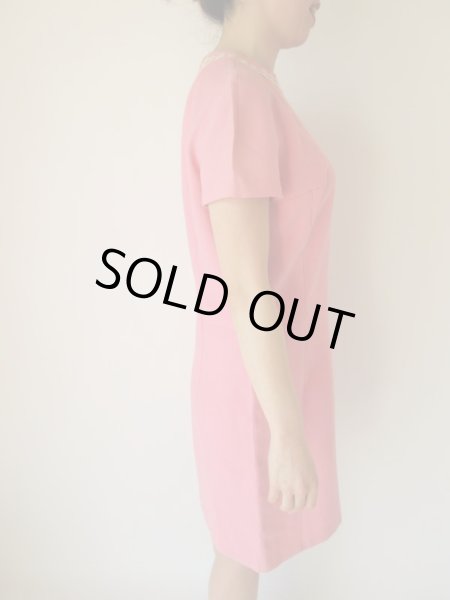 画像4: 海外ヴィンテージ*毛糸の2本ラインワンピース (4)