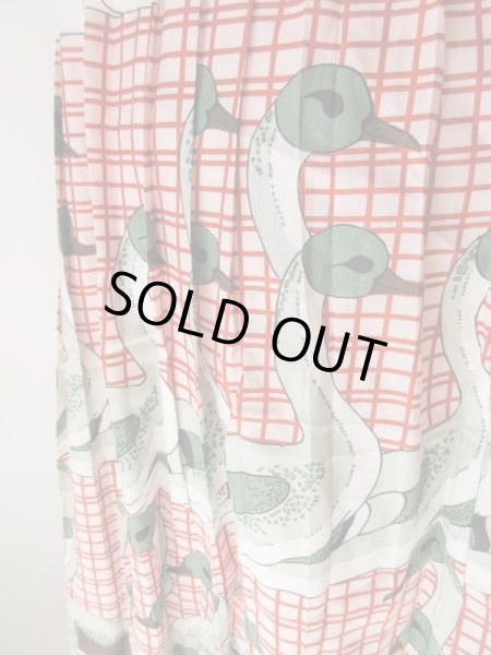 画像9: 【総入れ替え対象外商品】カモ柄プリーツスカート (9)