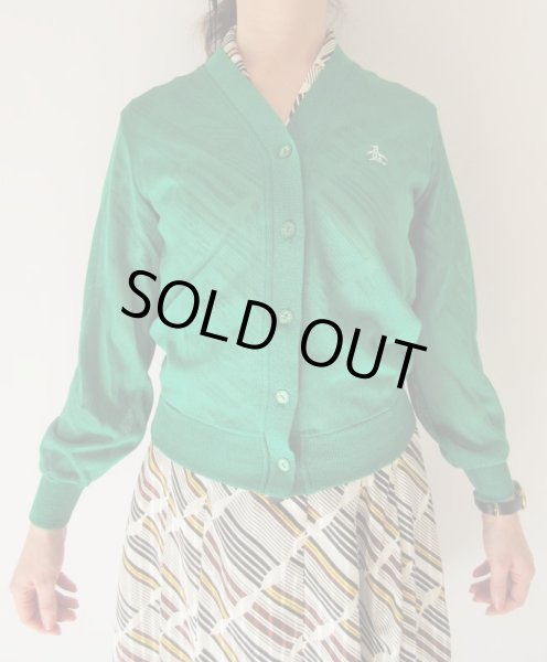 画像4:  【総入れ替え対象外商品】 マンシングのワンポイント刺繍カーディガン (4)