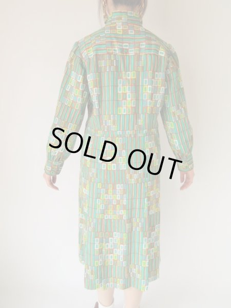 画像5: 【総入れ替え対象外商品】お仕立て品の１点モノ*リボンタイワンピース (5)