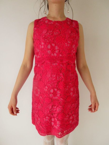 画像4: 【豪華１点モノ*】お花レース地のセットアップ (4)