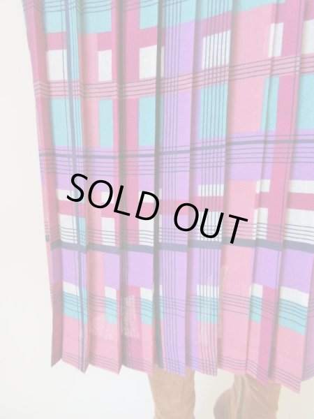 画像7: 【総入れ替え対象外商品】Dead stock*胸きゅんチェックワンピース (7)