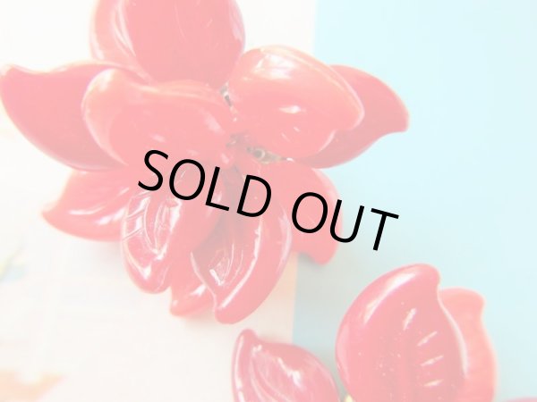 画像2: Dead stock*オーストリアお花イヤリング (2)