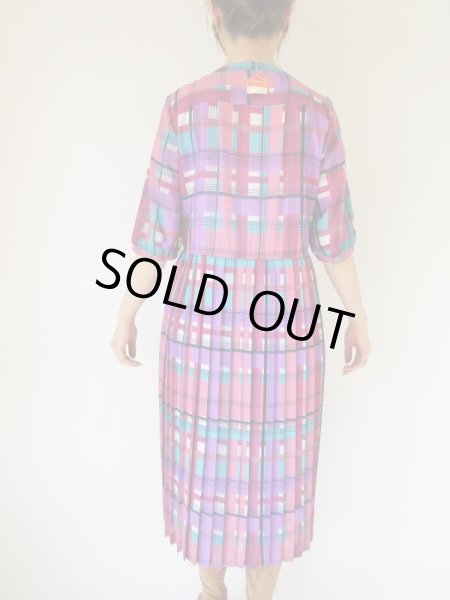 画像5: 【総入れ替え対象外商品】Dead stock*胸きゅんチェックワンピース (5)