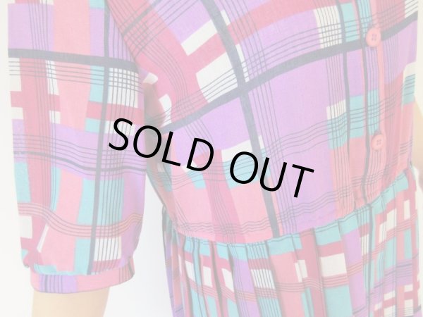 画像8: 【総入れ替え対象外商品】Dead stock*胸きゅんチェックワンピース (8)