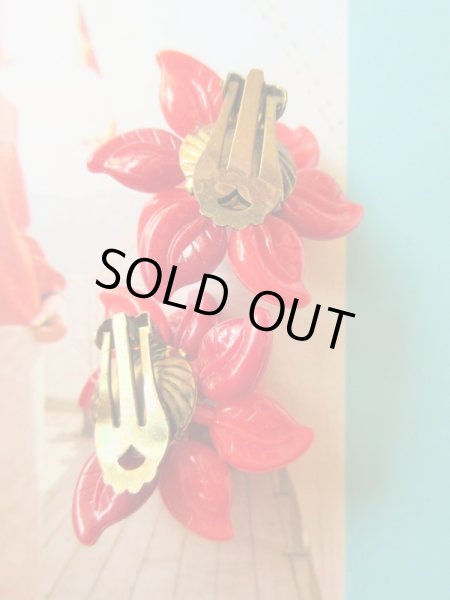 画像4: Dead stock*オーストリアお花イヤリング (4)