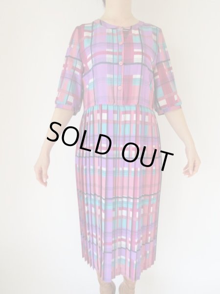 画像3: 【総入れ替え対象外商品】Dead stock*胸きゅんチェックワンピース (3)