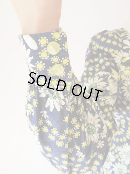 画像7: 【総入れ替え対象外商品】お仕立て品の1点モノ*チャーミングなお花柄ワンピース (7)