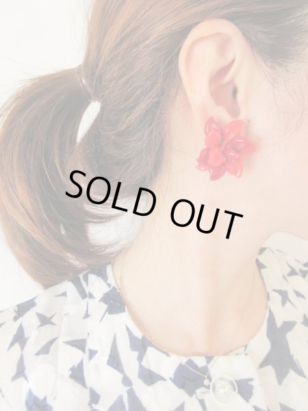 画像5: Dead stock*オーストリアお花イヤリング (5)