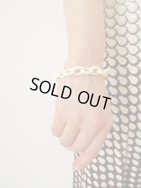 画像2: Dead stock*ミルク色ブレスレット (2)