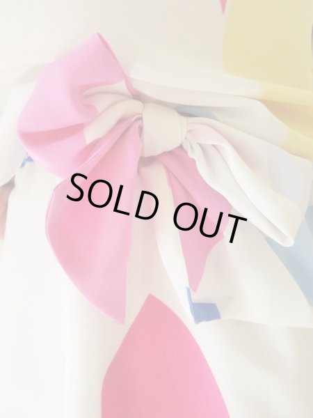 画像7: 【総入れ替え対象外商品】レトロカラーリングのワンピース (7)