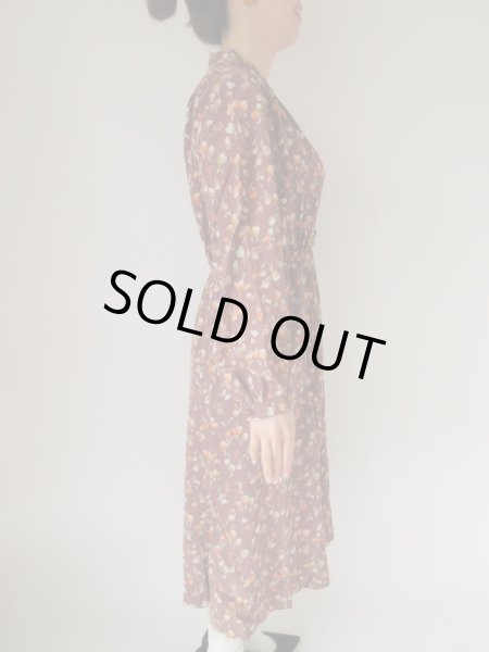 画像4: 【総入れ替え対象外商品】チューリップ柄ワンピース (4)