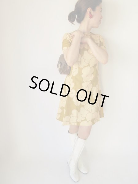 画像2: Dead stock*レトロフラワーワンピース (2)