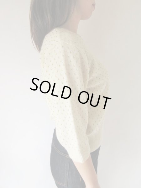 画像6: ビーズ装飾のニット (6)