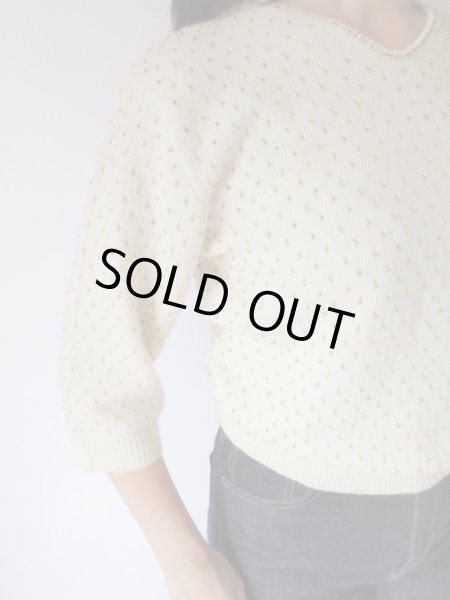 画像9: ビーズ装飾のニット (9)