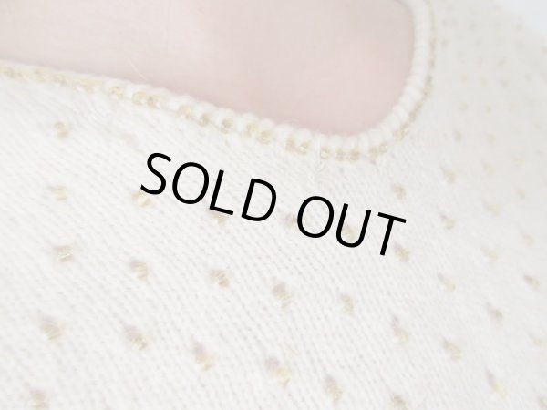 画像8: ビーズ装飾のニット (8)