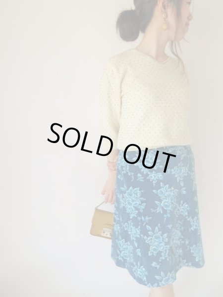 画像2: ビーズ装飾のニット (2)