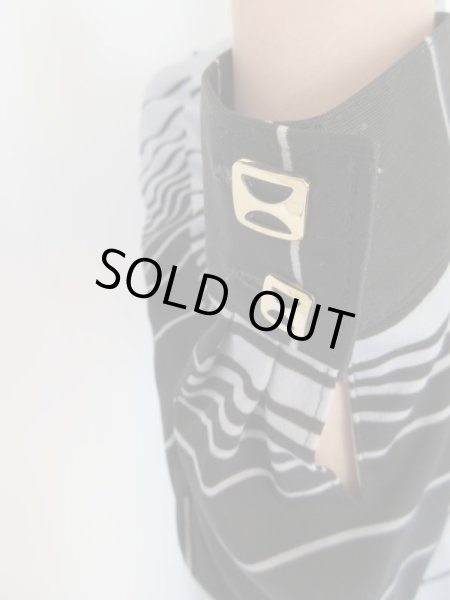 画像8: レトロボーダーワンピース (8)