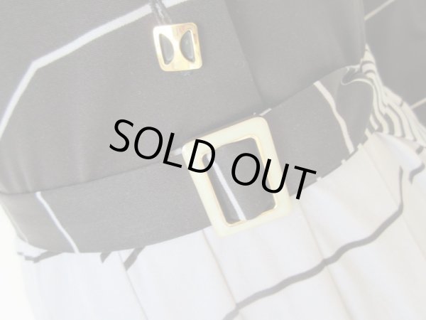 画像7: レトロボーダーワンピース (7)