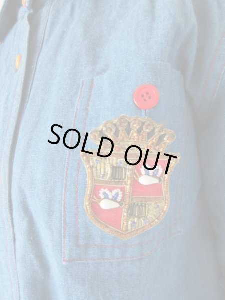 画像3: 豪華装飾のエンブレムブローチ (3)