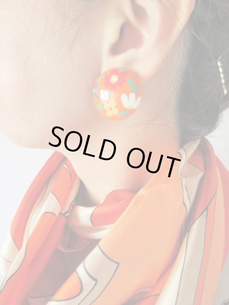 画像2: Dead stock*チャーミングフラワーイヤリング　 (2)