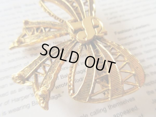 画像5: クラシカルなリボンブローチ (5)