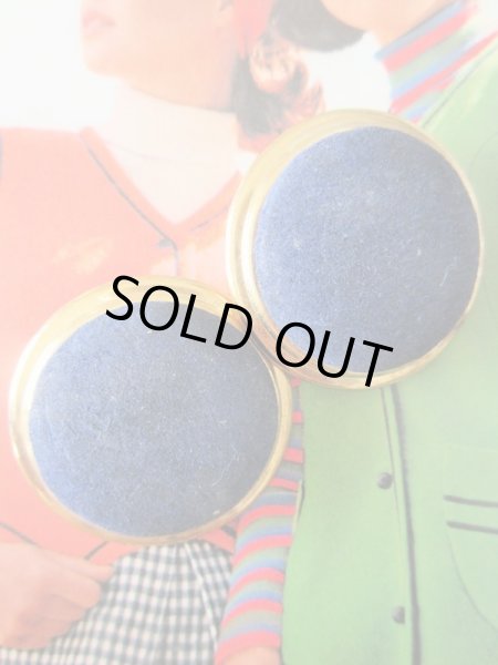 画像2: Dead stock*異素材組み合わせのクラシカルイヤリング  (2)