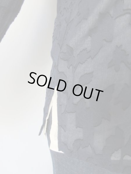 画像7: リーフモチーフのネイビージャケット (7)