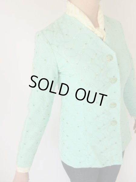 画像9: 【ネックレスと2点セット*】お仕立て品の1点モノ*綺麗色ジャケット (9)