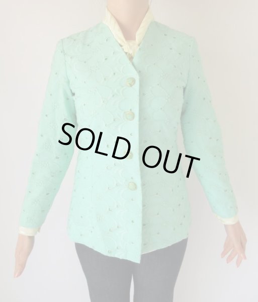 画像5: 【ネックレスと2点セット*】お仕立て品の1点モノ*綺麗色ジャケット (5)