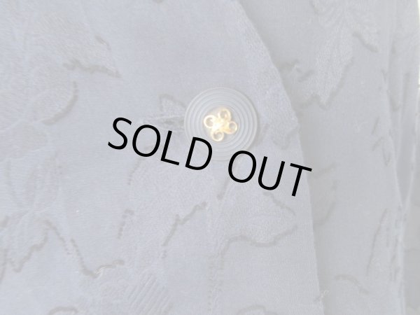 画像6: リーフモチーフのネイビージャケット (6)