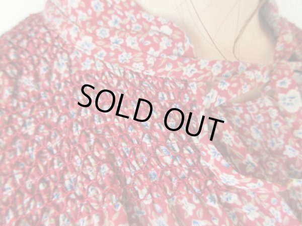 画像8: Dead stock*ロマンティックな花柄とステッチのセットアップ (8)