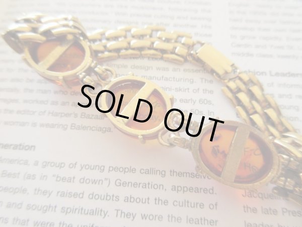 画像3: 琥珀みたいなパーツのブレスレット (3)