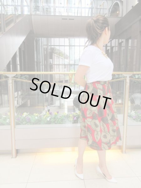 画像2: 大正浪漫感じるお花柄スカート (2)