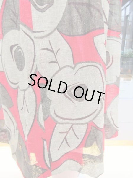 画像6: 大正浪漫感じるお花柄スカート (6)