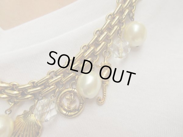 画像4: 【ジャラジャラ楽しい*】マリンチャームネックレス (4)