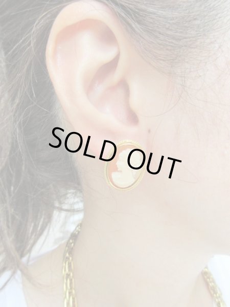 画像2: Dead stock*カメオイヤリング (2)