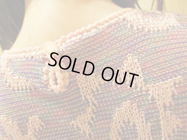 画像4: Dead stock*ペイズリー柄サマーニット (4)