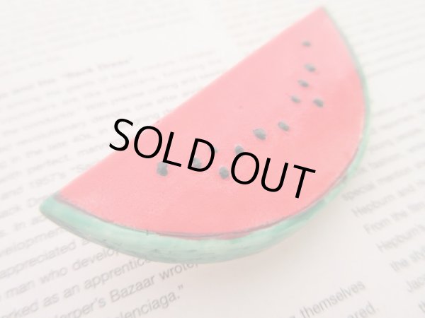 画像2: Dead stock*スイカブローチ (2)