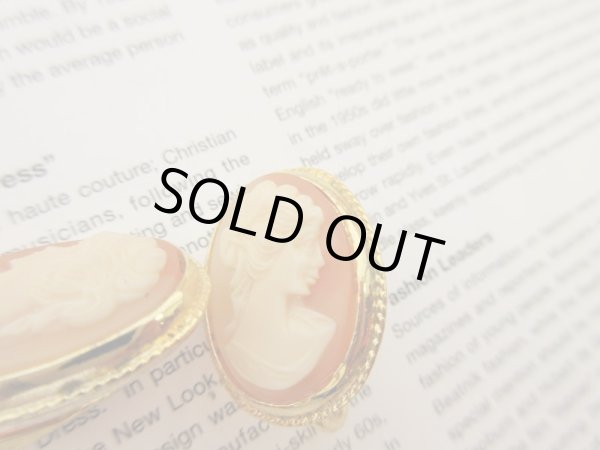 画像3: Dead stock*カメオイヤリング (3)