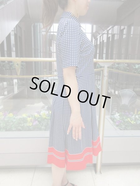 画像4: トリコロールスクエアーのワンピース (4)