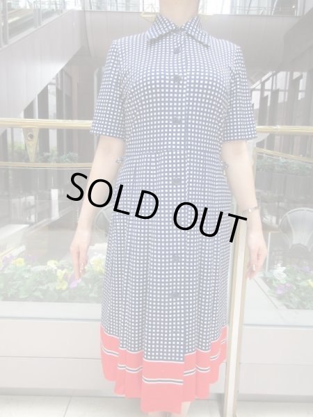 画像3: トリコロールスクエアーのワンピース (3)