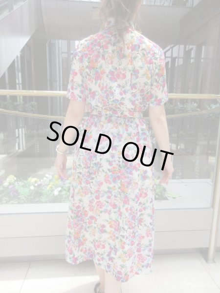 画像5: 華やぎフラワーワンピース (5)
