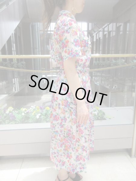 画像3: 華やぎフラワーワンピース (3)