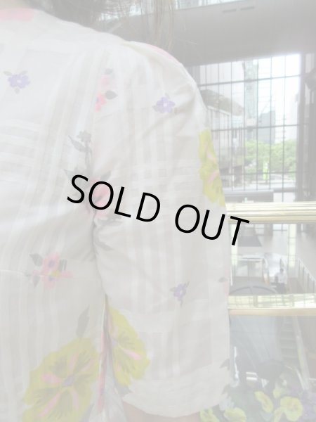 画像6: お仕立て*レトロフラワーワンピース (6)