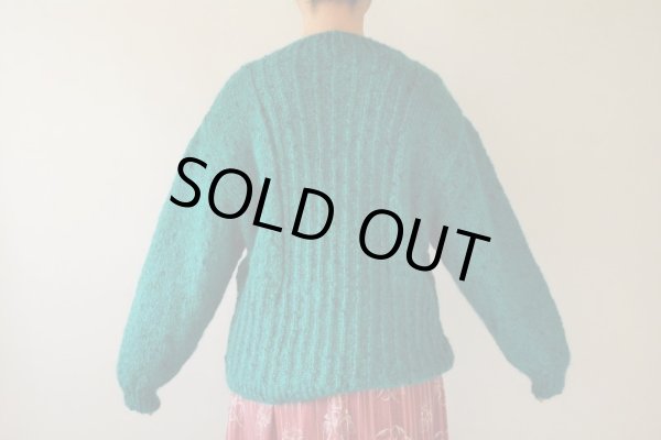 画像5: 鮮やかグリーンニット (5)