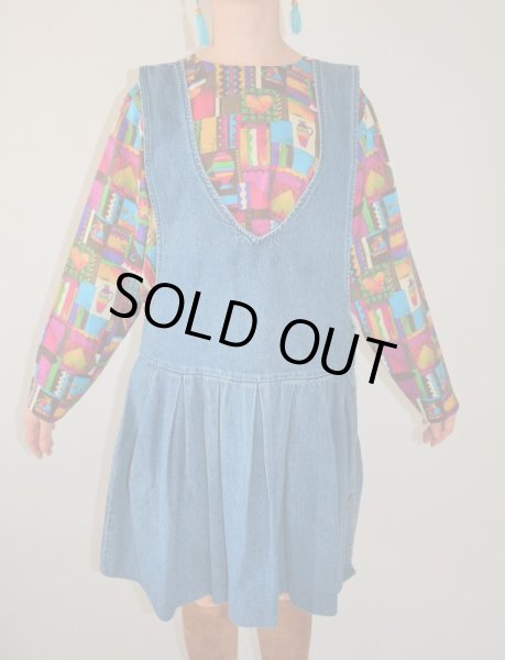 画像3: MADE IN U.S.A*楽ちんデニムワンピース (3)