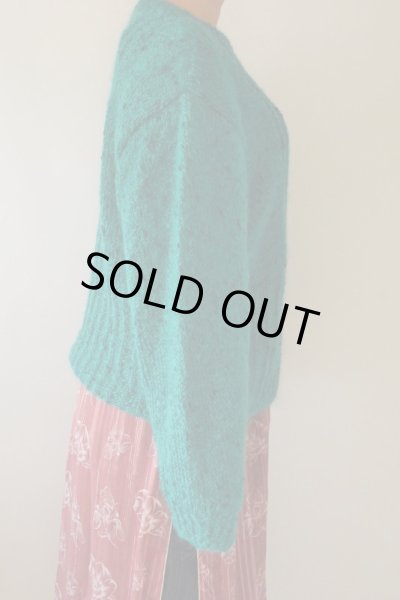 画像4: 鮮やかグリーンニット (4)