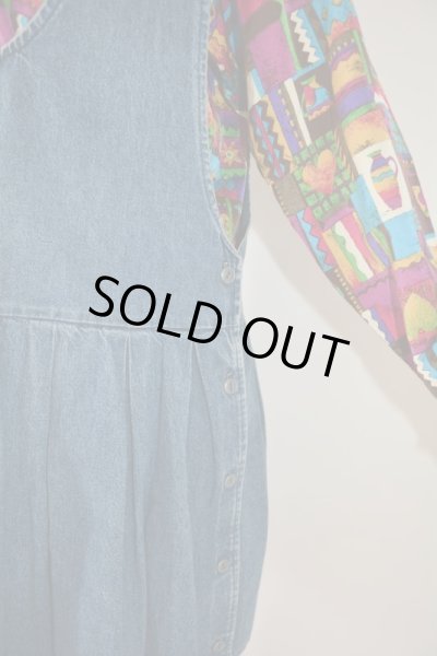 画像7: MADE IN U.S.A*楽ちんデニムワンピース (7)