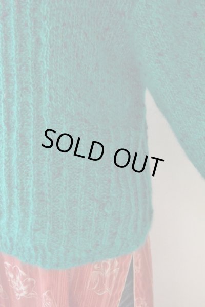 画像7: 鮮やかグリーンニット (7)